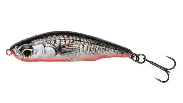 Воблер Savage Gear 3D Sticklebait Pencil 55S Black Red фото