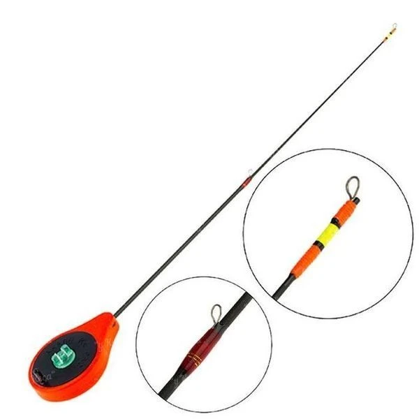 Вудка зимова Akara Ice Pro 355 Carbon 1-8g Red SP-1C-R 37cm фото