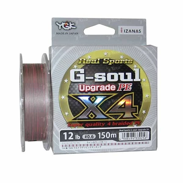 Шнур YGK G-Soul x4 Upgrade PE 200м #1.0 max 18lb фото