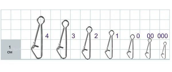 Застежка Gurza Hooked Snap BN SN-4000 фото