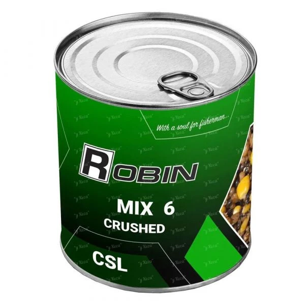 Зерновий мікс подрібнений Robin 900мл ж/б MIX-6 CSL фото
